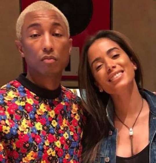 Anitta grava clipe com Pharrell Williams