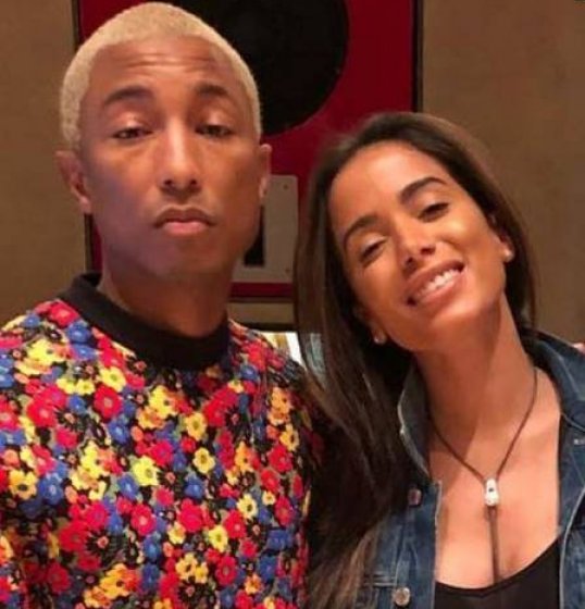 Anitta grava clipe com Pharrell Williams Anitta grava clipe com Pharrell Williams