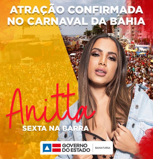 Anitta é confirmada no carnaval de Salvador