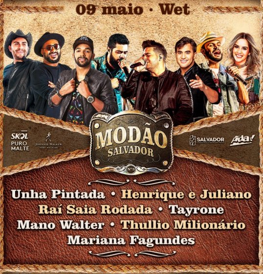 Modão salvador apresenta lote promocional Modão salvador apresenta lote promocional
