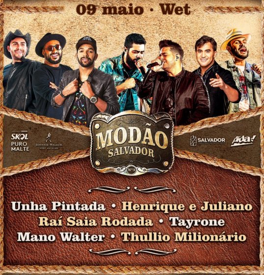 Modão Salvador com lote promocional só até o próximo sábado (14) Modão Salvador com lote promocional só até o próximo sábado (14)