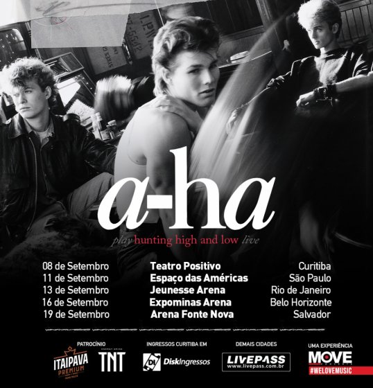 Banda internacional A-HA anuncia show em Salvador