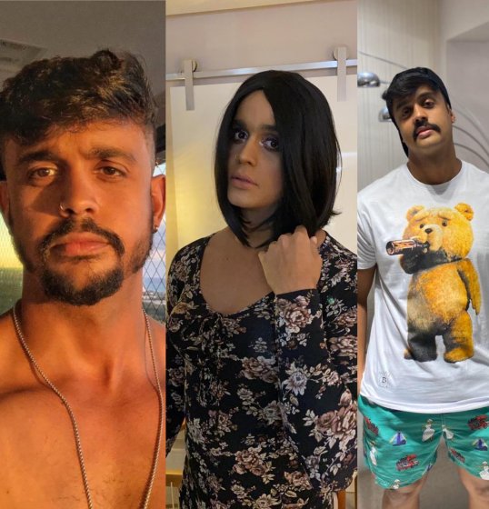 Lincoln grava clipe interpretando um casal , dentro seu apartamento