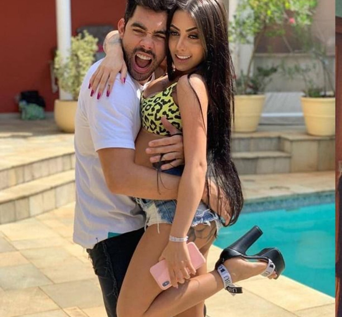 Mc Mirella posta trecho de vídeo gravado com Gabriel Diniz