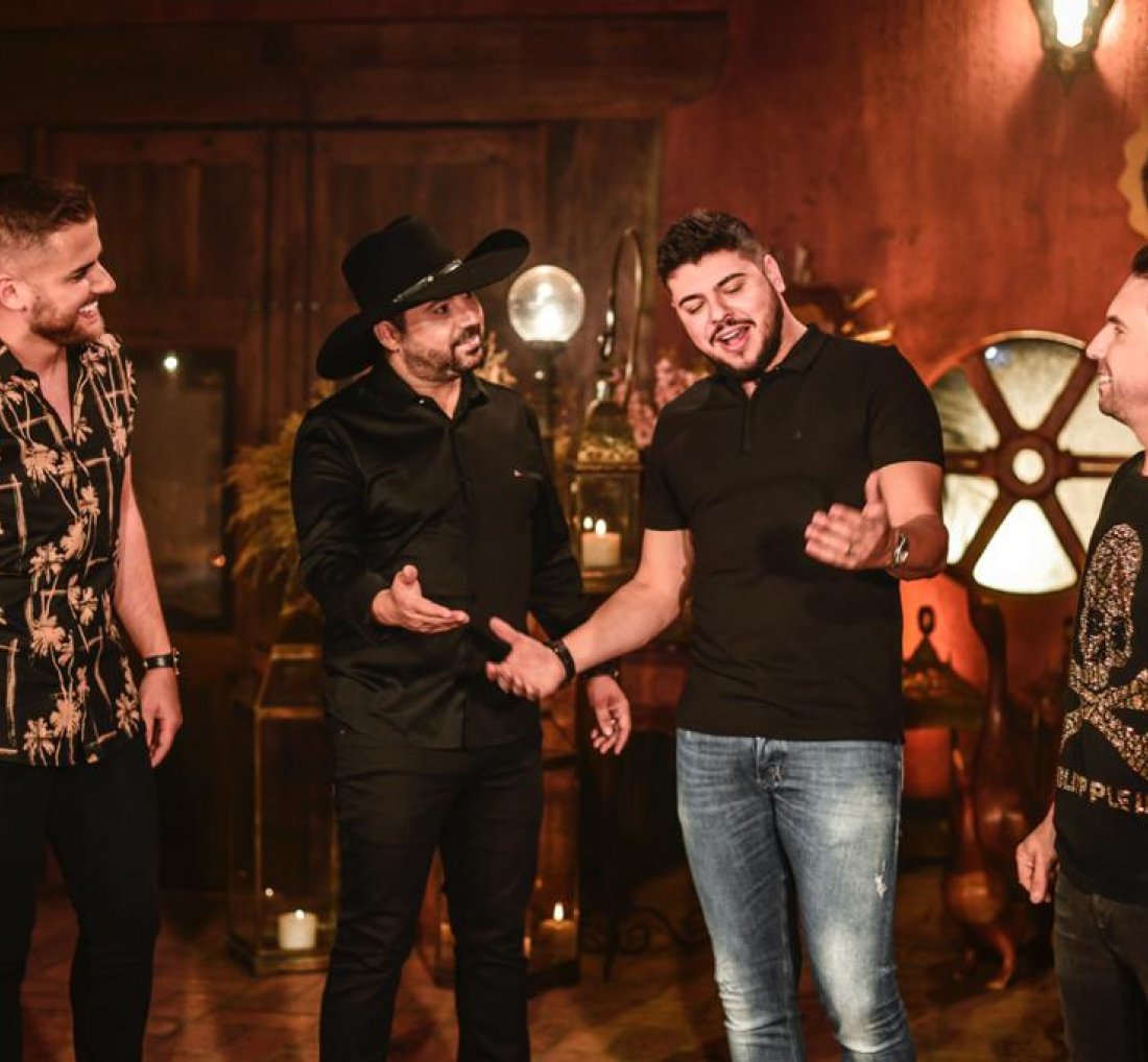 Zé Neto & Cristiano e Edson & Hudson gravam clipe de “Tem Base Não [Zé Neto & Cristiano e Edson & Hudson gravam clipe de “Tem Base Não