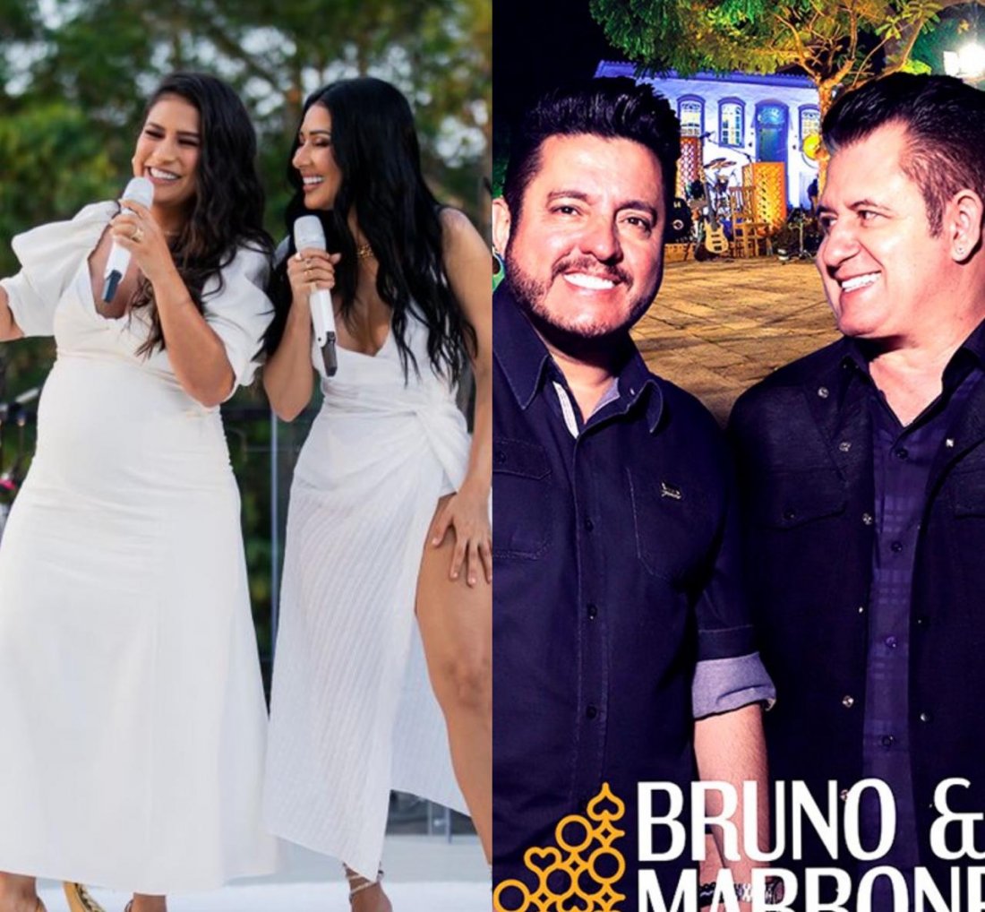 Simone e Simaria lançam parceria com Bruno e Marrone: [Simone e Simaria lançam parceria com Bruno e Marrone: