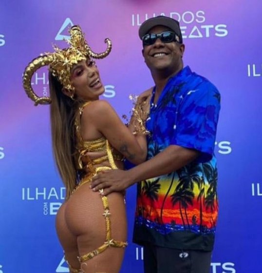 Márcio Victor foi o convidado especial de Anitta no reality “Ilhados com Beats”