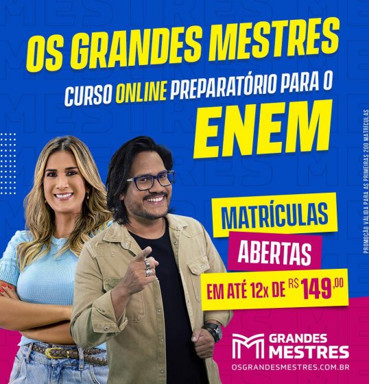 Curso Grandes Mestres têm matriculas abertas