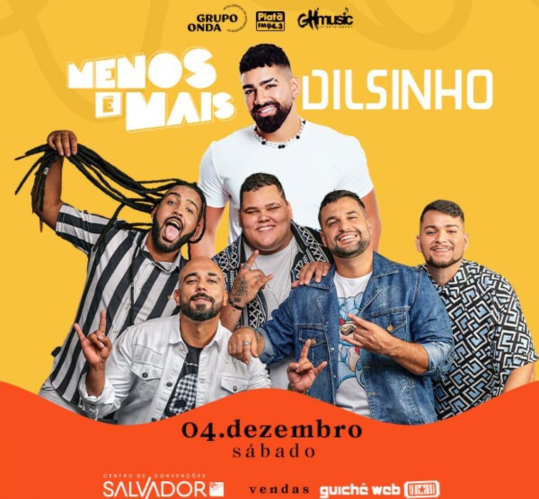 Notícia Ingressos do show do Grupo Menos é Mais e Dilsinho esgotam em 4 horas Se liga no Notícia Ingressos do show do Grupo Menos é Mais e Dilsinho esgotam em 4 horas Se liga no