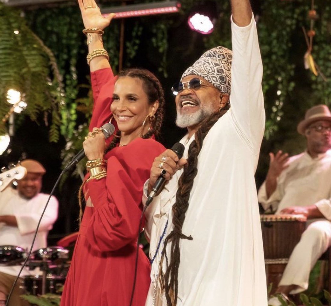 Ivete Sangalo e Carlinhos Brown lançam parceria:  [Ivete Sangalo e Carlinhos Brown lançam parceria: