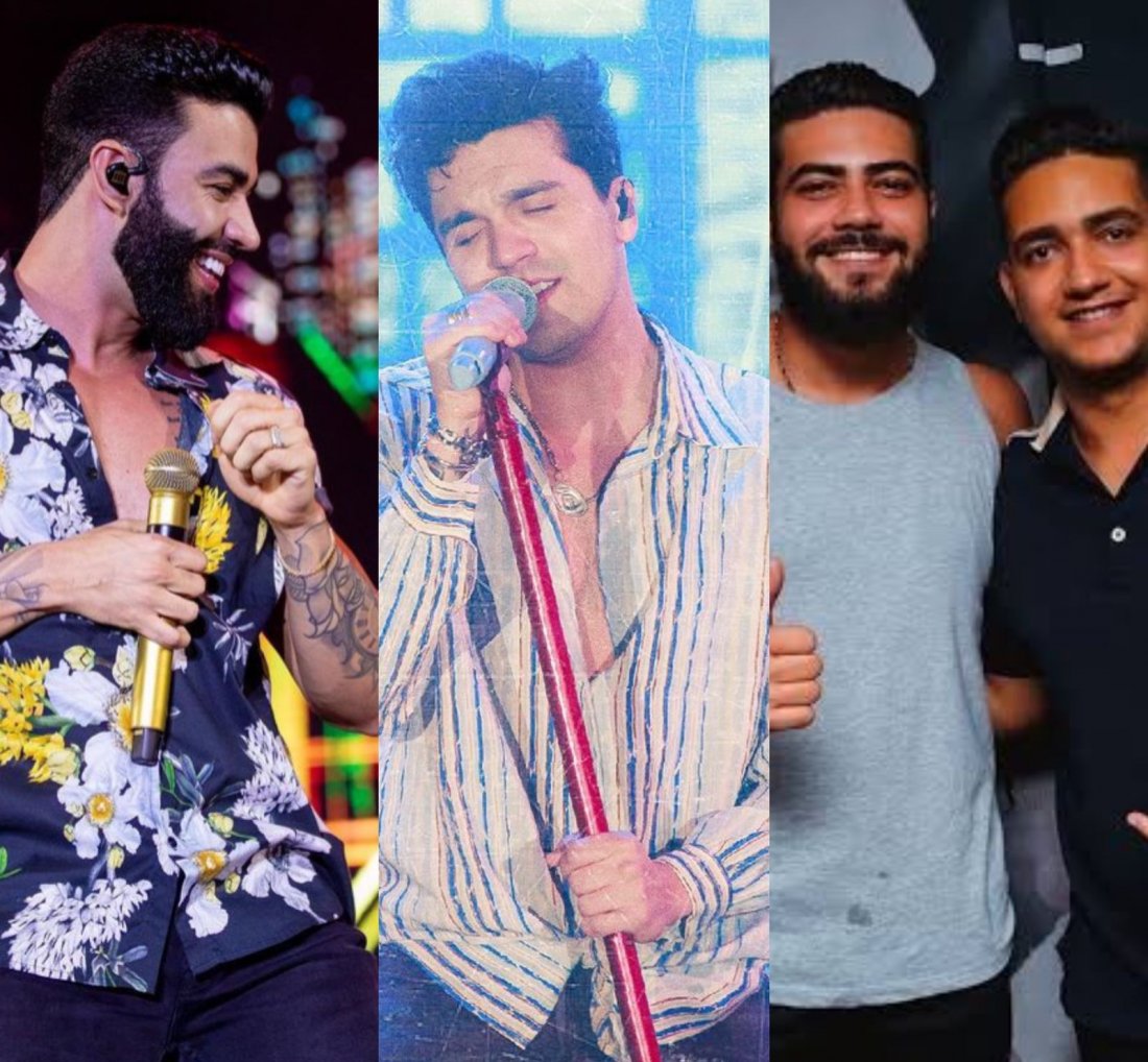 Saiba Mais! Gusttavo Lima, Luan Santana e Henrique & Juliano são os artistas mais escutados do Brasil
