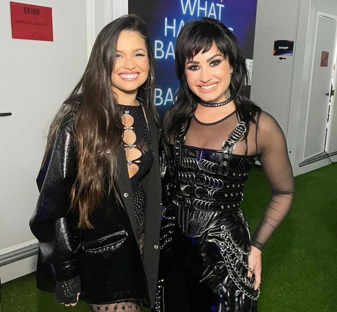 Juliette conta como foi seu encontro com Demi Lovato: [Juliette conta como foi seu encontro com Demi Lovato: