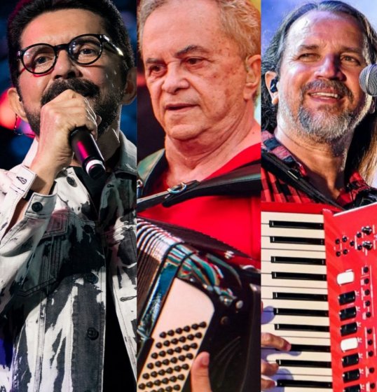 Adelmário Coelho, Dorgival Dantas e Flávio José anunciam 'Label Triângulo do Forró'