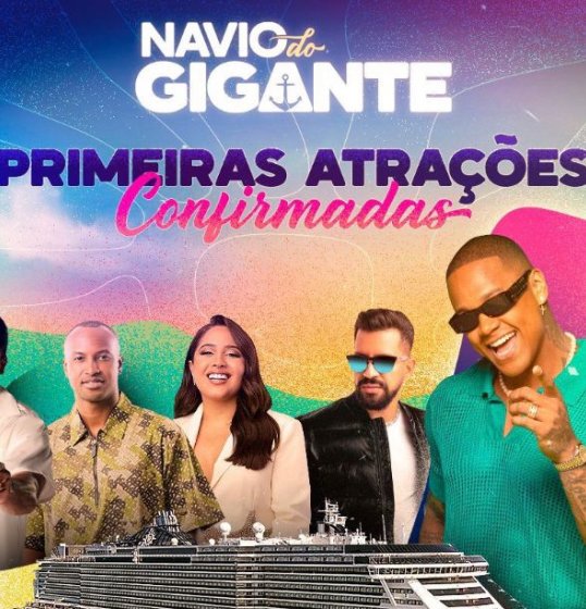 ‘Navio do Gigante’: Léo Santana anuncia primeiras atrações da festa ‘Navio do Gigante’: Léo Santana anuncia primeiras atrações da festa