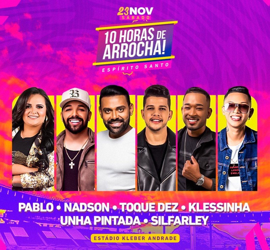 [Vendas abertas para o 10 Horas de Arrocha pela 1ª vez no Espírito Santo]