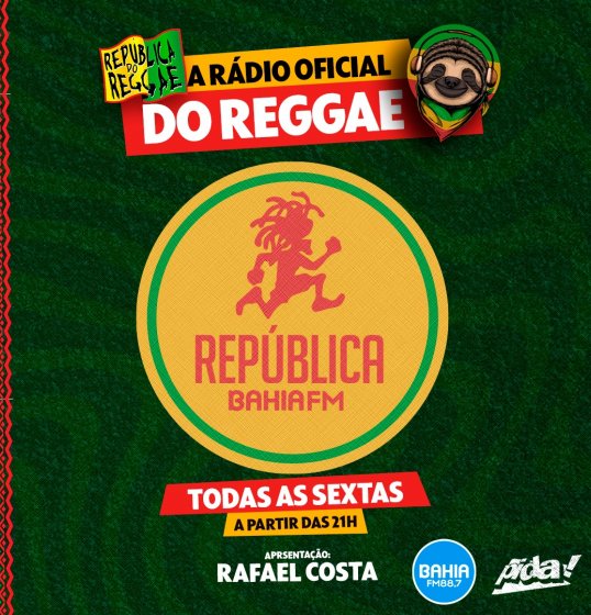 [Programa República Bahia FM com música, prêmios e novidades sobre o reggae]