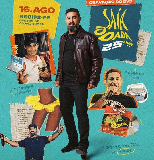 Saia Rodada anuncia gravação de DVD em Recife para celebrar 25 anos de história Saia Rodada anuncia gravação de DVD em Recife para celebrar 25 anos de história