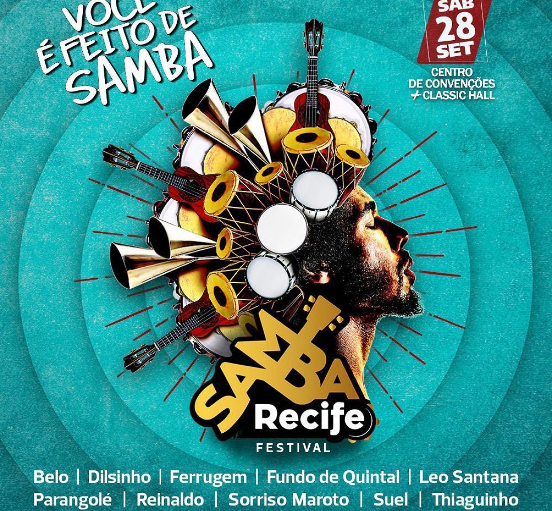 [Com 14 atrações nacionais, 12 horas de festa e 4 palcos, Samba Recife anuncia super edição em 2019]