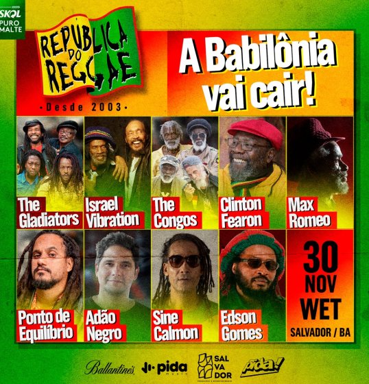 [República do Reggae anuncia grade completa da 16ª edição]