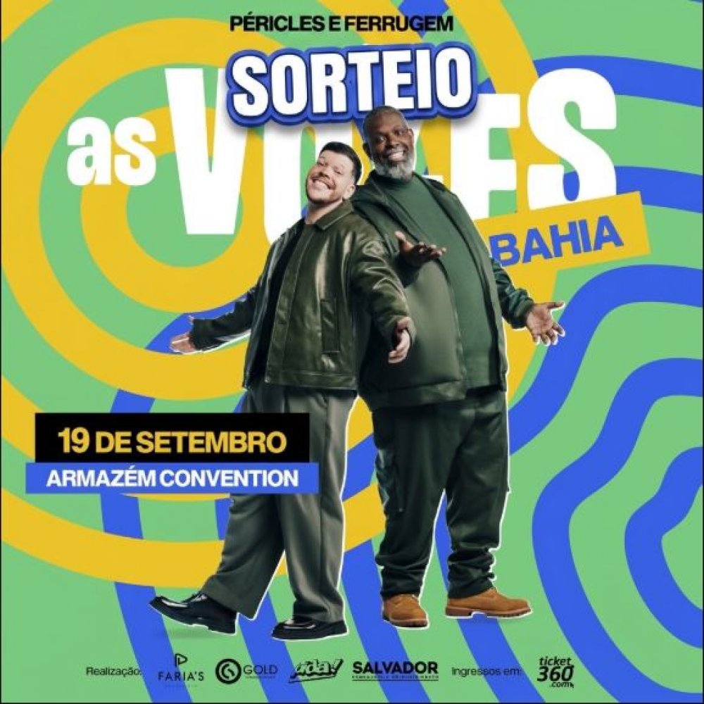 [Sorteio As Vozes - Péricles e Ferrugem]