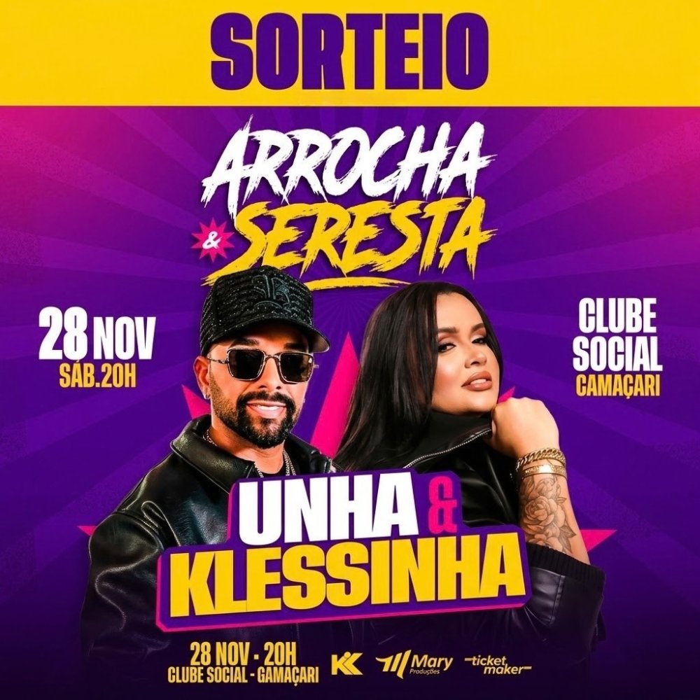 [Sorteio de ingressos – Arrocha & Seresta]